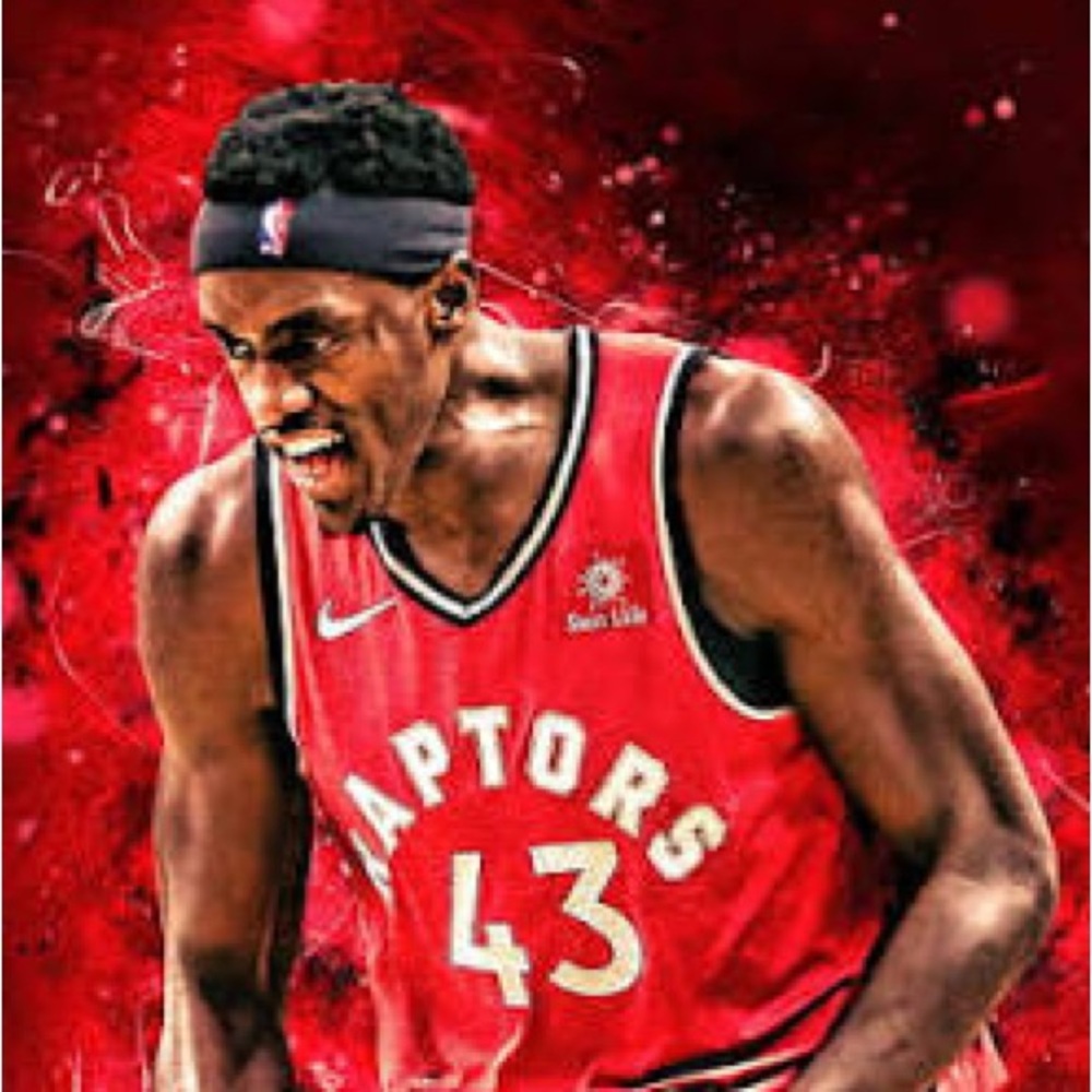 Pascal Siakam Men’s Medium Red Toronto Raptors NBA Basketball Jersey NBA CHAMPS - Picture 3 of 11